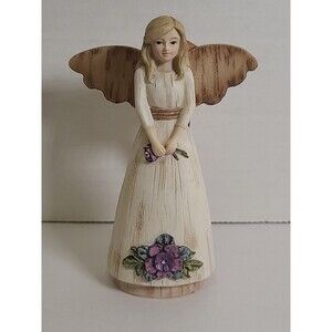 Pavilion Mother Angel Christmas ornament #41042 distressed wood look